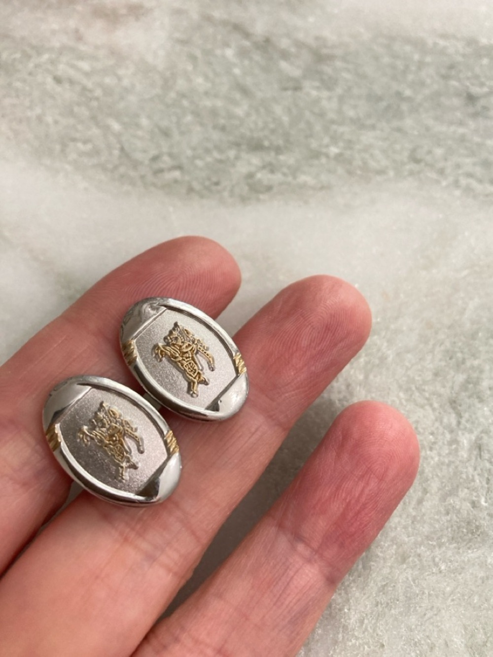 Vintage Burberry Cuff Links